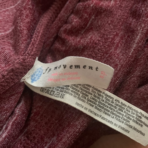 Free People Movement Evolution Leggings in Wine - Picture 9 of 9